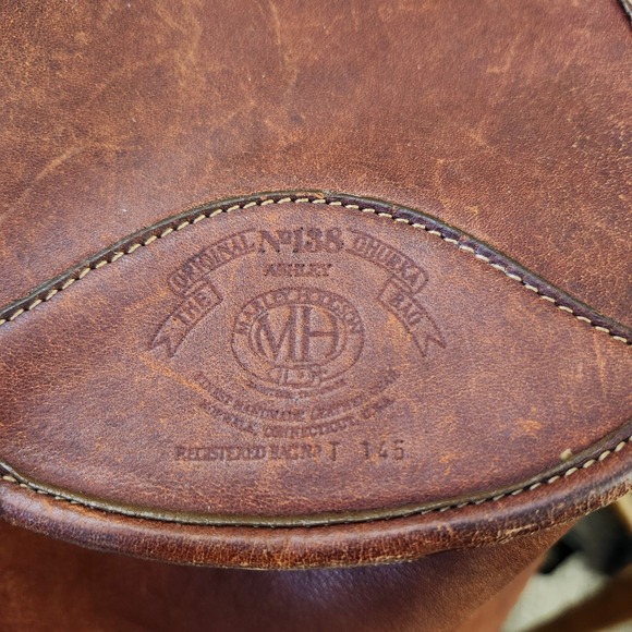 Ghurka Marley No 138 Vintage Brown Leather Backpack Made in USA Handcrafted Bag - Picture 4 of 16